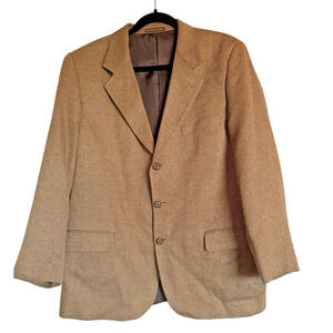 Versini Sz 42S 100% Silk Sport‎ Coat Office Light Academia Business